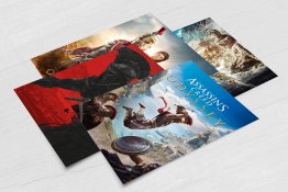 ASSASSIN'S CREED ODYSSEY Set of 4 x POSTCARDS