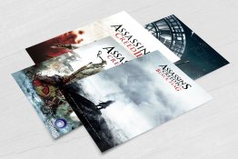 ASSASSIN'S CREED Set of 4 x POSTCARDS