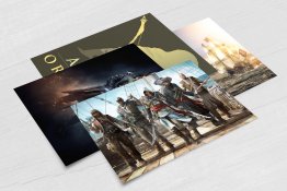 ASSASSIN'S CREED Set of 4 x POSTCARDS