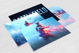 BATTLEFIELD V 5 Set of 4 x POSTCARDS