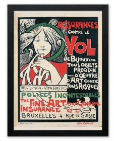 Émile Berchmans Art Nouveau Vintage Art Poster Print