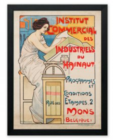 Émile Berchmans Art Nouveau Vintage Art Poster Print