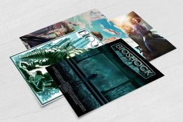 BIOSHOCK Set of 4 x POSTCARDS