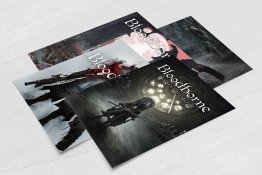 BLOODBORNE Set of 4 x POSTCARDS