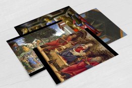Sandro Botticelli Set of 4 x POSTCARDS Italian Art