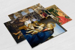 Sandro Botticelli Set of 4 x POSTCARDS Italian Art