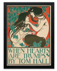 William H. Bradley Art Nouveau Vintage Art Poster Print