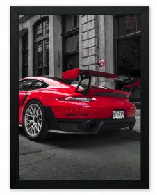 Super Fast Sports Racing Luxury Car Poster Art Print