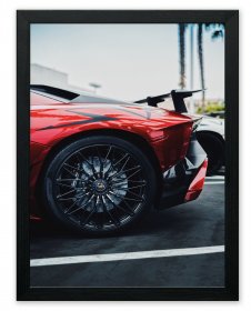 Super Fast Sports Racing Luxury Car Poster Art Print