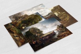 John Constable Set of 4 x POSTCARDS Art