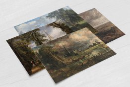 John Constable Set of 4 x POSTCARDS Art