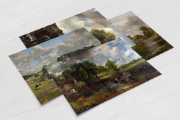 John Constable Set of 4 x POSTCARDS Art