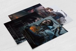 DEATH STRANDING Set of 4 x POSTCARDS