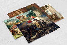 Eugène Delacroix Set of 4 x POSTCARDS Art