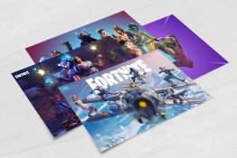 FORTNITE Set of 4 x POSTCARDS