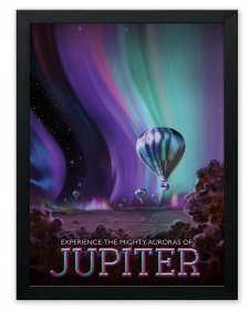 JUPITER Space Exploration Retro Travel Advertisement Poster Art Print