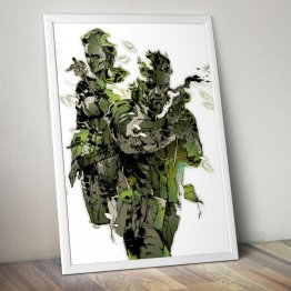 METAL GEAR SOLID III 3 SNAKE EATER Gaming Video Game Poster Print