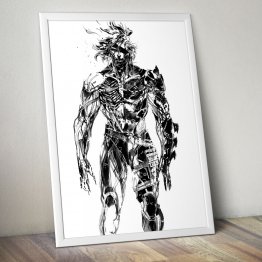 METAL GEAR SOLID IV 4 Gaming Video Game Poster Print