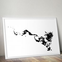 METAL GEAR SOLID Gaming Video Game Poster Print