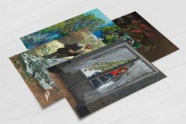 Claude Monet Set of 4 x POSTCARDS Art