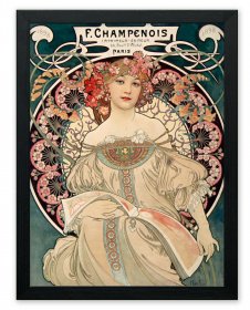 MUCHA Alphonse "Rêverie" ("Daydream") Art Nouveau Vintage Art Poster Print