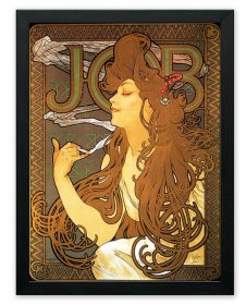 MUCHA Alphonse Art Nouveau Vintage Poster for "Job" cigarette paper Fine Art Print