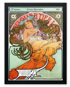 MUCHA Alphonse Art Nouveau Vintage Art Poster Print