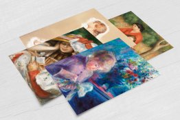 Pierre-Auguste Renoir Set of 4 x POSTCARDS Art
