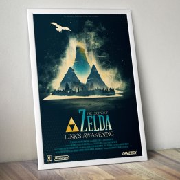 THE LEGEND OF ZELDA Gaming Video Game Poster Print