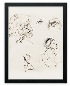 Leonardo da Vinci Poster Print